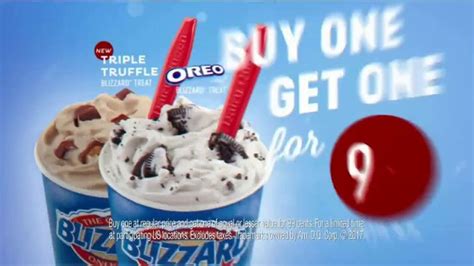 Dairy Queen Blizzard Tv Commercial Dq Blizzard Bogo For Cents