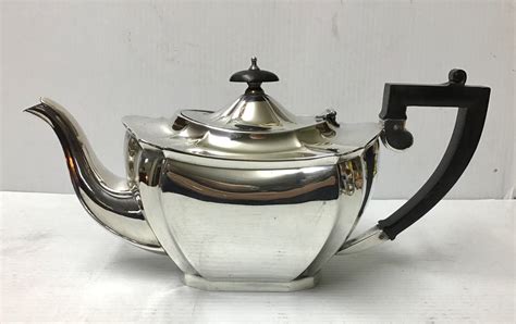 Antique Solid Sterling Silver Teapot 666525 Uk