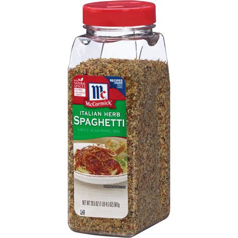 Galleon McCormick Italian Herb Spaghetti Sauce Seasoning Mix 20 5 Ounce