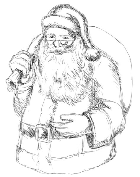 How To Draw Santa Claus Step By Step For Kids And Beginners