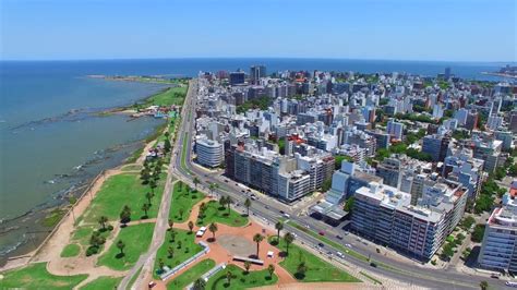 Uruguay, country located on the southeastern coast of south america. Vista aérea de Trouville y Pocitos, URUGUAY (4K) - YouTube