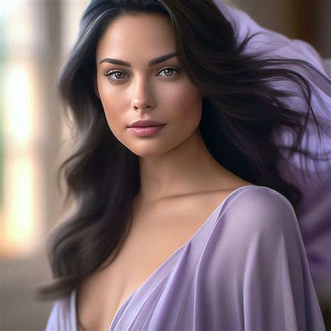 Beautiful Dark Haired Woman — создано в Шедевруме