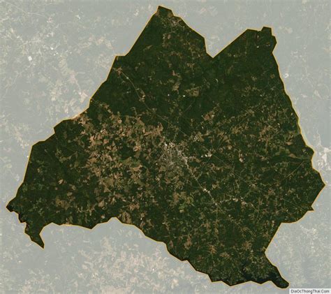 Satellite Map Of Newberry County South Carolina South Carolina