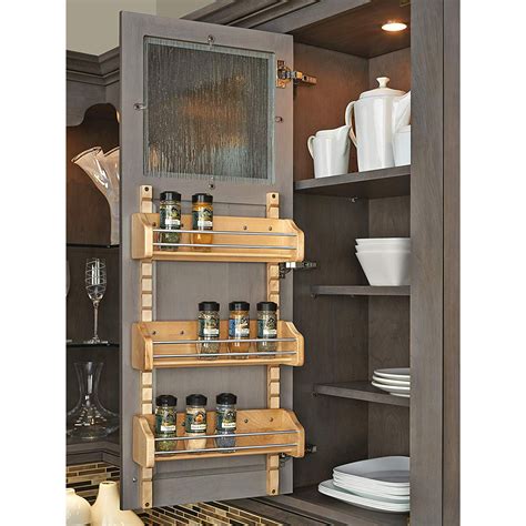 Generally, using space under the cabinet for the kitchen lighting is normal. Rev-A-Shelf 4ASR-18 Medium Adjustable 3-Shelf Cabinet Door ...