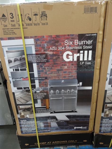 Grand Hall 6 Burner 304 Stainless Steel Gas Grill