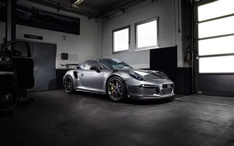 Hd Wallpaper Grey Sports Coupe Inside Room Porsche 911 Gt3 Rs