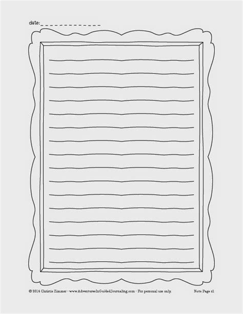 7 Best Images of Blank Notes Page Printable - Blank Notes Page Template