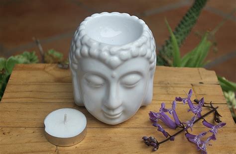 Unusual Items Mini Ceramic Buddha Head Oil Burner Was Listed For R On Jul At By