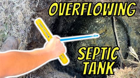 Overflowing Septic Tank Youtube