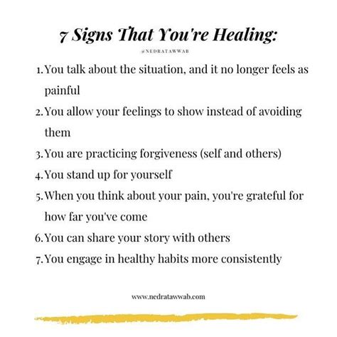 7 Signs That Youre Healing Mental And Emotional Health Healing