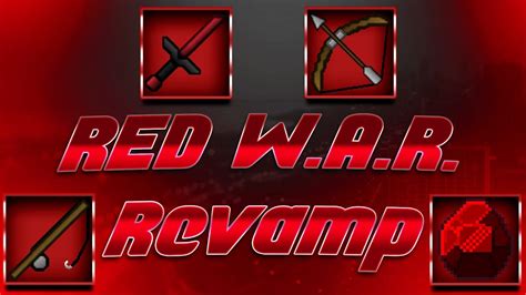 Uhc Resourcepack Red War Revamp 17x Hd Pvp Youtube