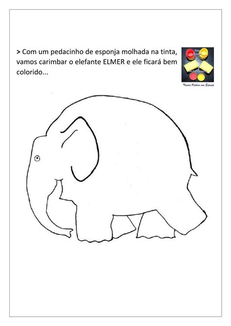 Elmer O Elefante Xadrez Para Colorir