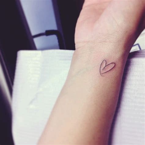 Beautiful Small Heart Tattoo On Right Wrist Heart Tattoo Wrist