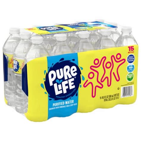 Pure Life Purified Bottled Water 15 Bottles 169 Fl Oz Ralphs