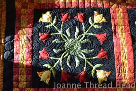 Thread Head Finished Grannys Hankie Applique Quilts Quilts Quilt Patterns