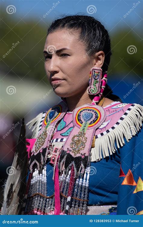 Beautiful Native American Woman Editorial Stock Photo Image Of Native