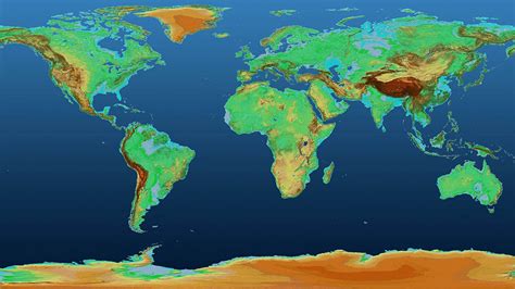 El Espectacular Mapa En 3d Que Muestra La Superficie De La Tierra Como Nunca La Habías Visto