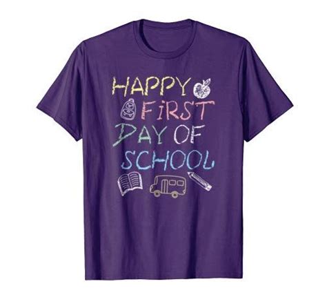 First Day Of School Cute Shirts Happy First Day Of School T Shirt