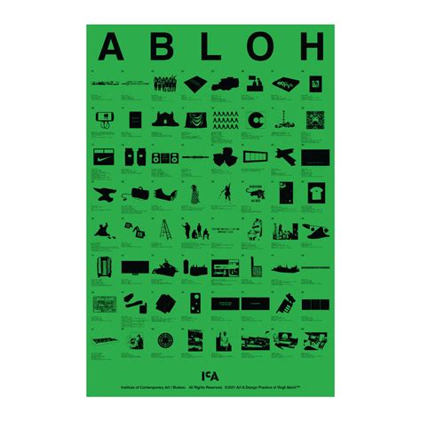 Virgil Abloh Ica Fos Exhibition Poster Ica Retail Store