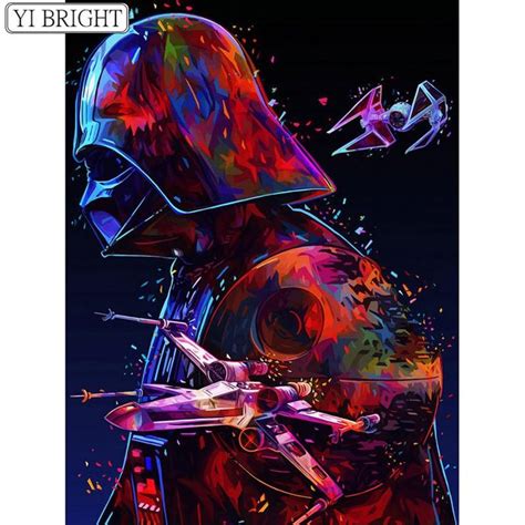 Painting diamonds is an australian based & owned, boutique 5d diamond paintings retailer. Darth Vader 5D Diamond Painting | Full Square/Round drill ...