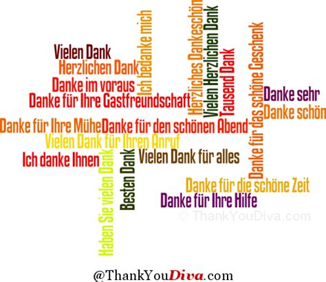 List of 65 powerful ways to say thank you in english with esl pictures. How to say "Thank You" in German in many different ways