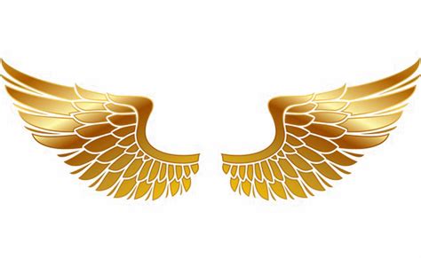 Download Transparent Golden Wings Png Transparent Image Wings Of Fire