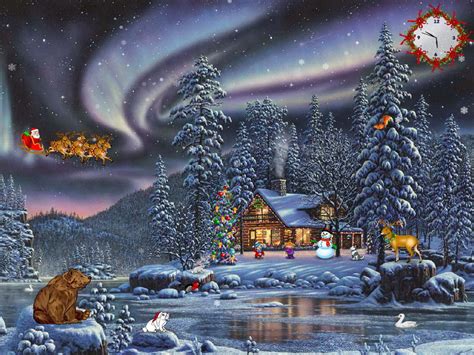 Animated Background Christmas Images Free Largest Wallpaper Portal