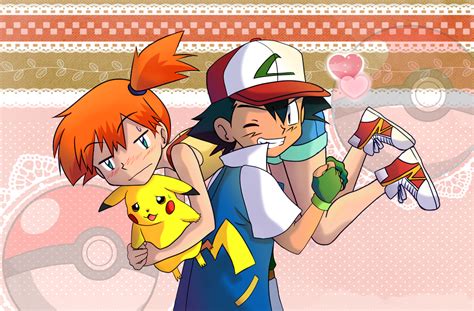 On Deviantart Ash And Misty Pokemon Ash And