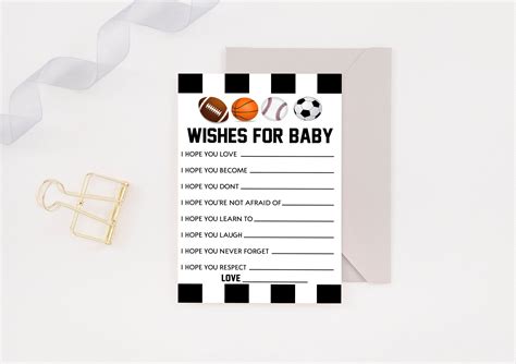 Wishes For Baby Baby Shower Activity Printable Sheets In 2022 Wishes