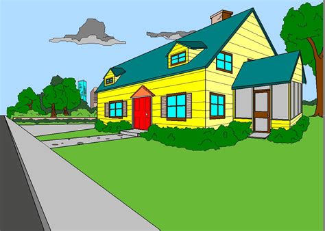 House drawing family drawing kids journal letters and numbers craft activities activities for kids crafts hacks craft activities for kids paper dolls. Family Guy: House Drawing Process