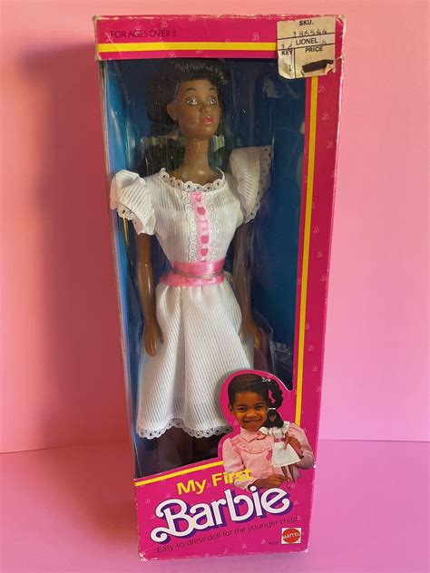 1984 Mattel My First Barbie Doll No 1875 Aa Nib First Ed Etsy