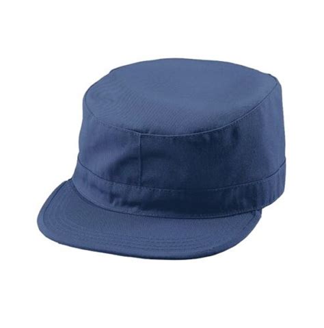 Army Style Cap Navy Blue Hat Fitted Back Patrol Cap Size Xl 7 34 Ebay