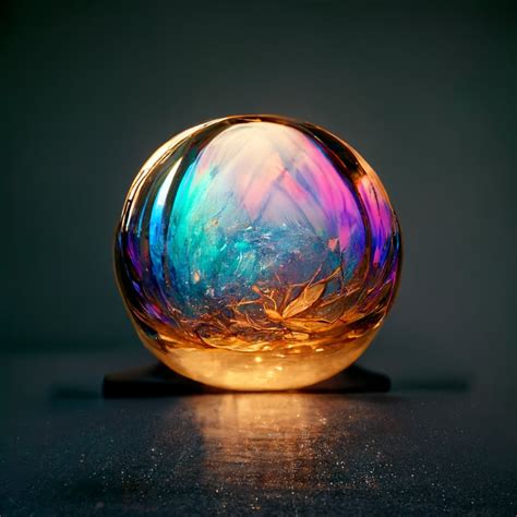 Prompthunt Glass Sphere Backlight Caustics Light Refraction Photorealistic Hyper Realistic