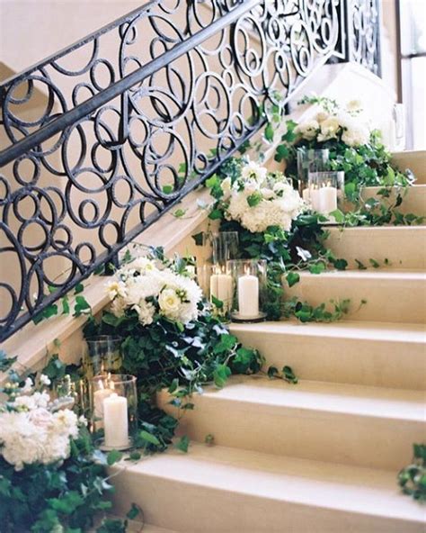 Wedding Staircase Decoration Floral