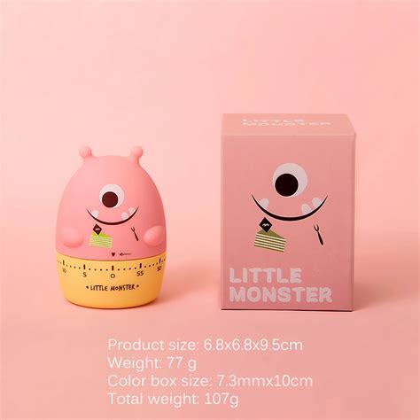 Kitchen Timer Within 60 Minutes Cute Animal Steel Plastic Mechanical