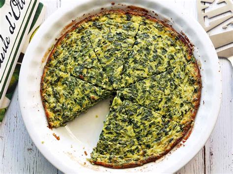 Crustless Spinach Quiche Healthy Recipes Blog