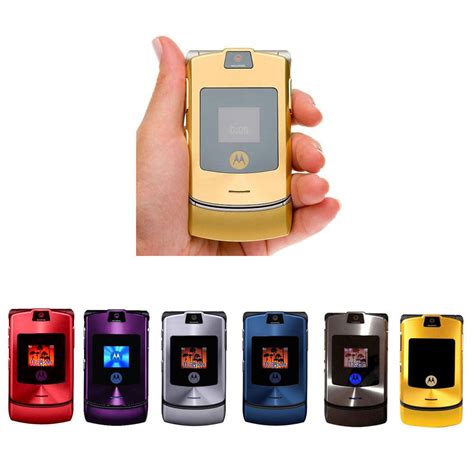 Original Unlocked Motorola Razr V3i Gsm Bluetooth Flip Cellular Phone