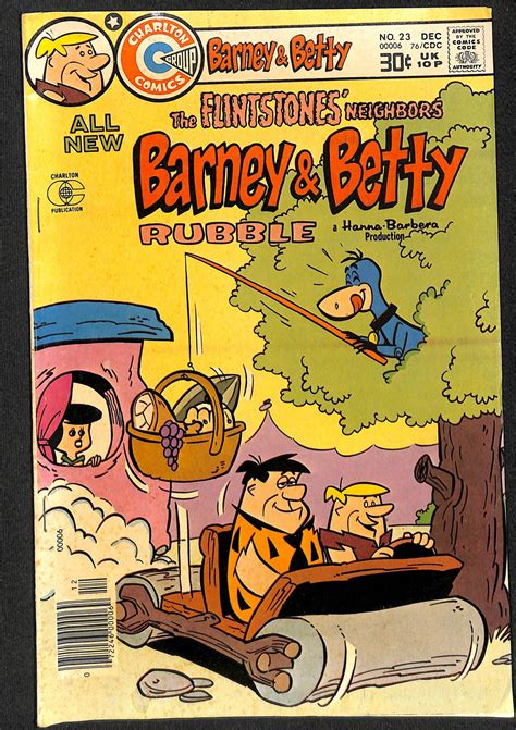 Barney And Betty Rubble 23 1976 Comic Books Bronze Age Charlton