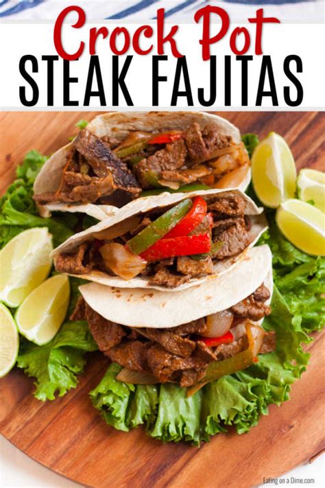 Slow Cooker Steak Fajitas Recipe Only 5 Ingredients