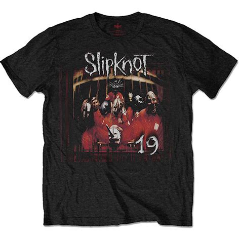 Slipknot Debut Album 19 Years Back Print Slim Fit T Shirt 414910