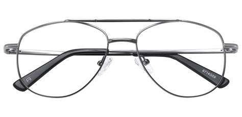 Dwight Aviator Prescription Glasses Gray Mens Eyeglasses Payne Glasses