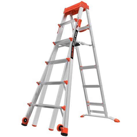Little Giant Ladders Select Step M6 Aluminum 10 Ft Type 1a 300 Lb