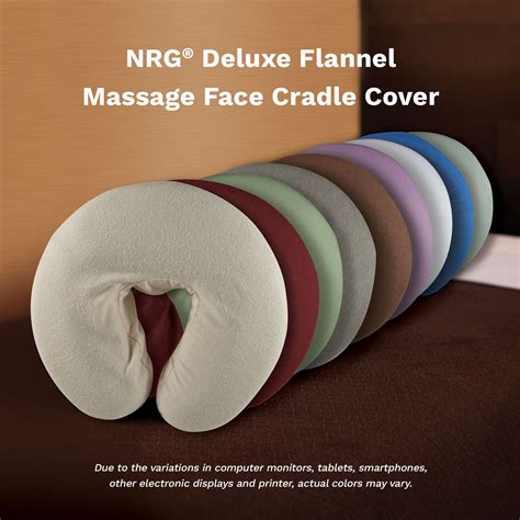 Nrg Deluxe Flannel Massage Table Headrest Face Cradle Cover