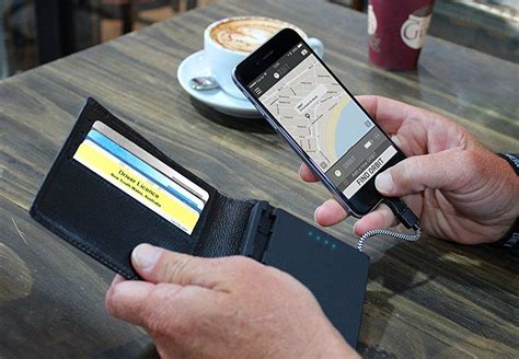 Orbit Wallet Mens Smartphone Charging Wallet With