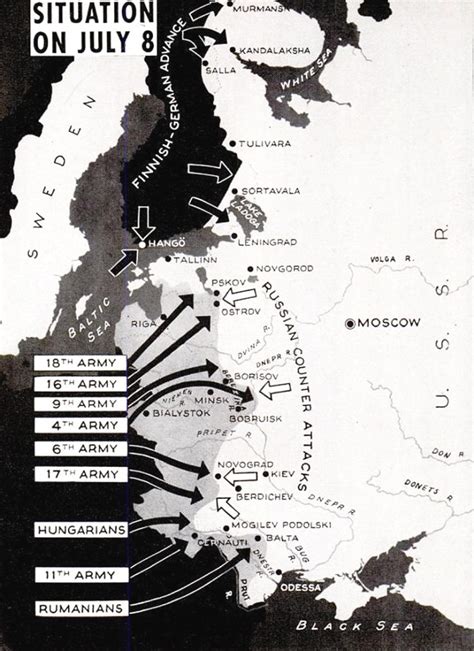 German Invasion Soviet Union Map Never Was