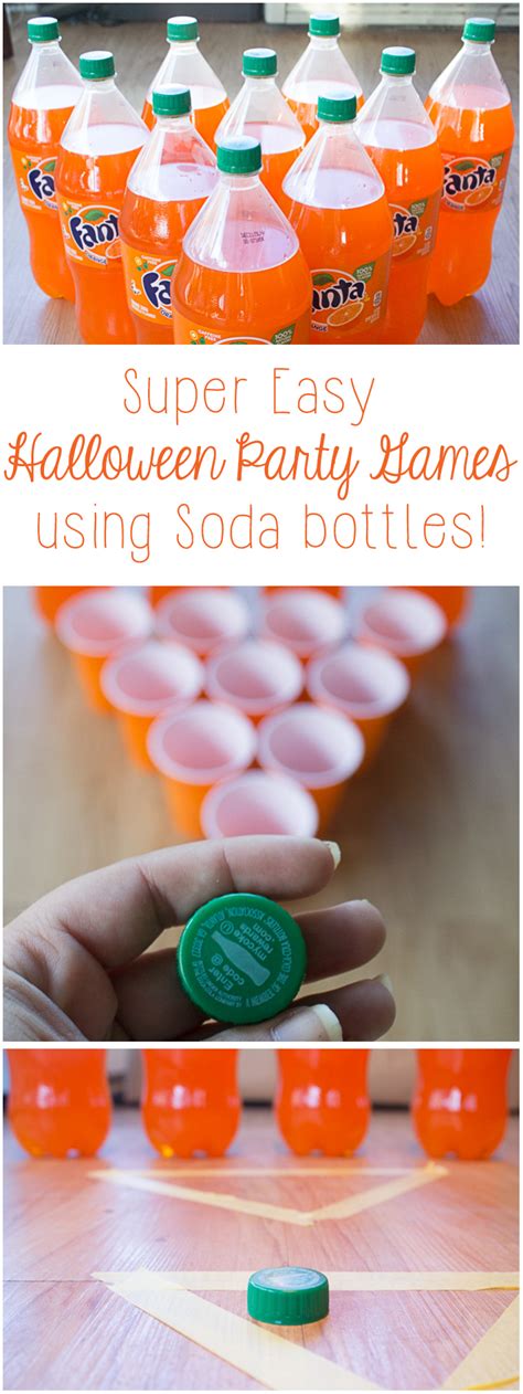 Super Easy Halloween Party Games You Can Play Using Soda Bottles