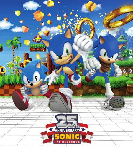 25th Anniversary Poster Новости Gallery Sonic Scanf