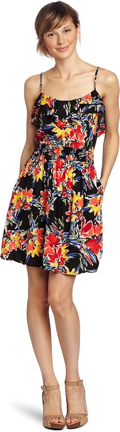 As U Wish Juniors Printed Summer Challis Dress At Amazon Womens