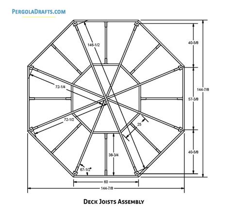 The square gazebo plans are the most important and necessary part of planning your future pavilion. 12 Feet Hip Roof Octagon Gazebo Plans Blueprints