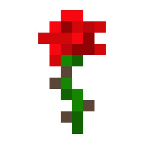 Whats better than one rose ba. Minecraft Rose by Fluffgar on DeviantArt